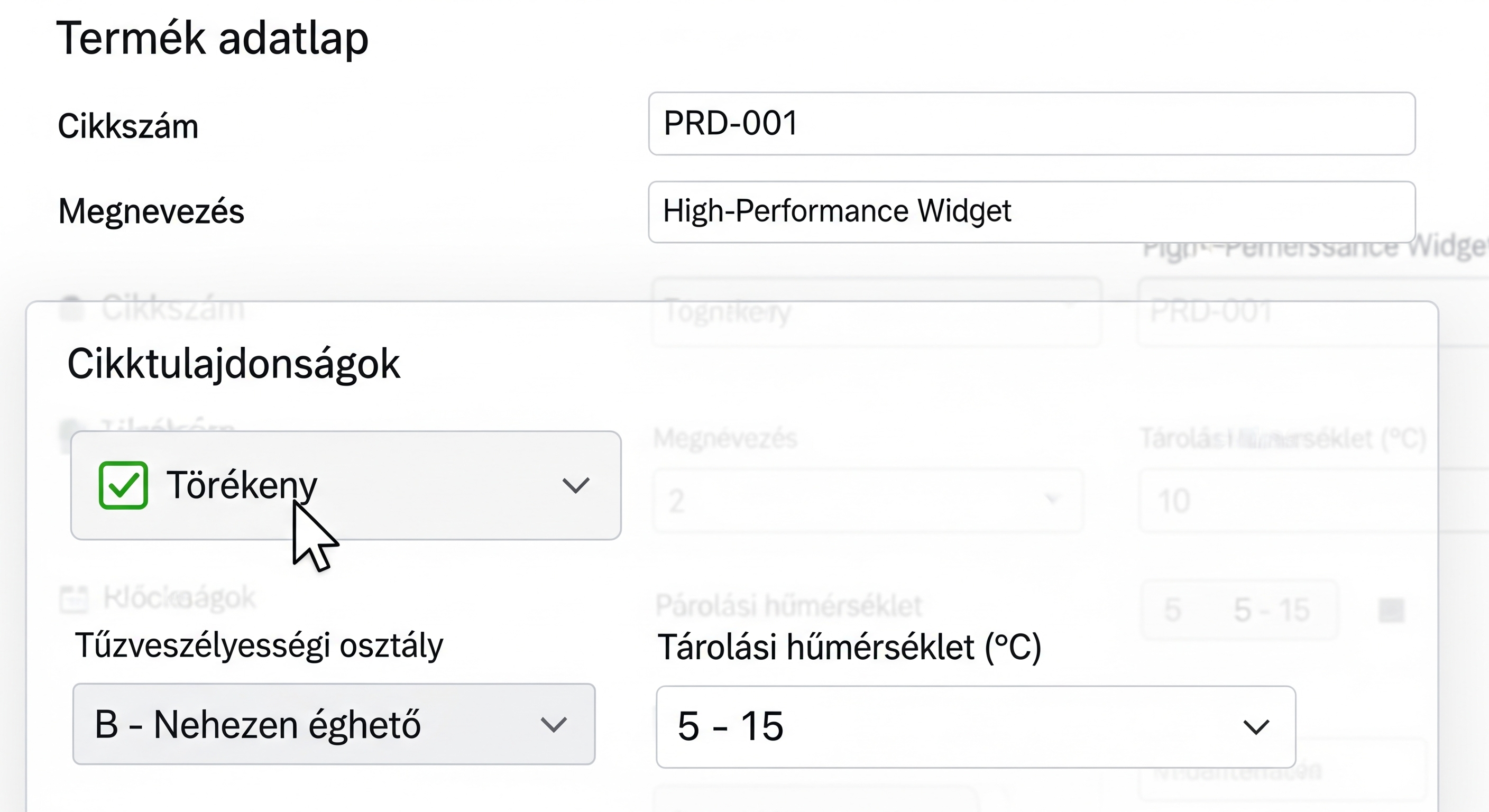 Cikktulajdonságok I.
